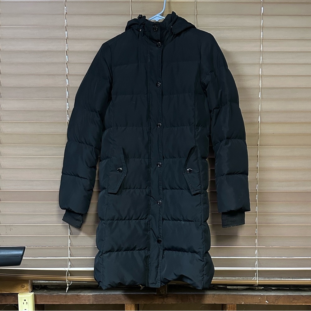 J. Crew Women’s Long Down Puffer Jacket Sz XS PreOwned No Belt - Picture 2 of 6
